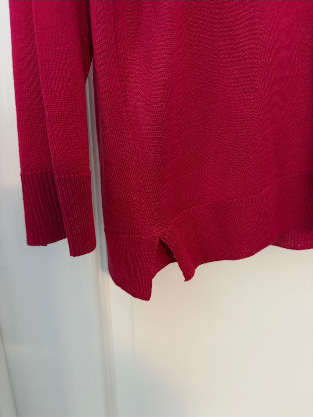 torrid Hot Pink Long Sleeve Lightweight Sweater - Picture 3 of 9